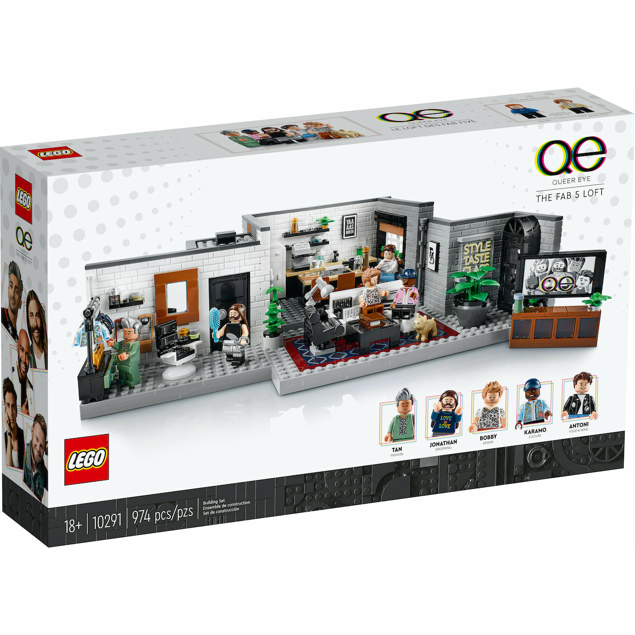 charme Ødelæggelse span LEGO 10291 Creator Expert Queer Eye – The Fab 5 Loft | Blocks and Bricks