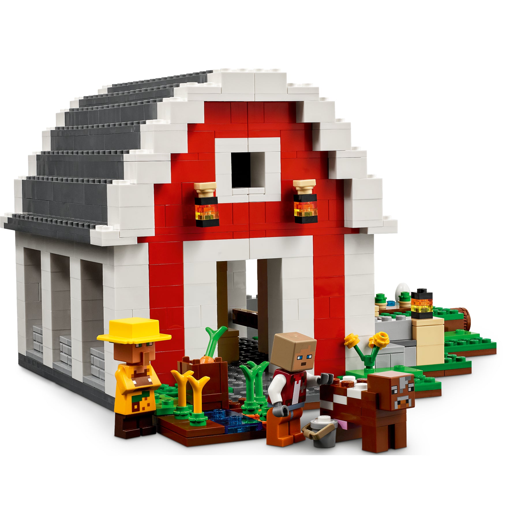 Dental Gummi Minearbejder LEGO 21187 Minecraft The Red Barn | Blocks and Bricks