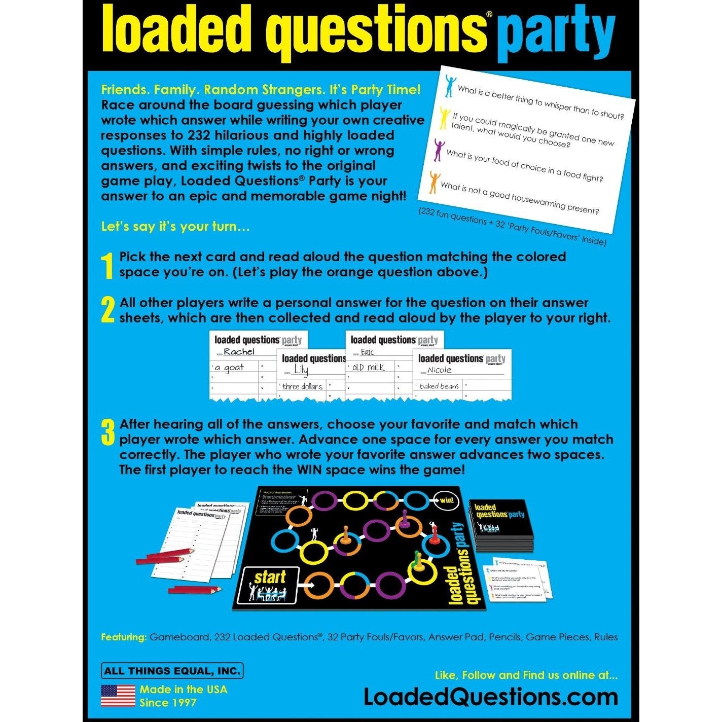 loaded questions game