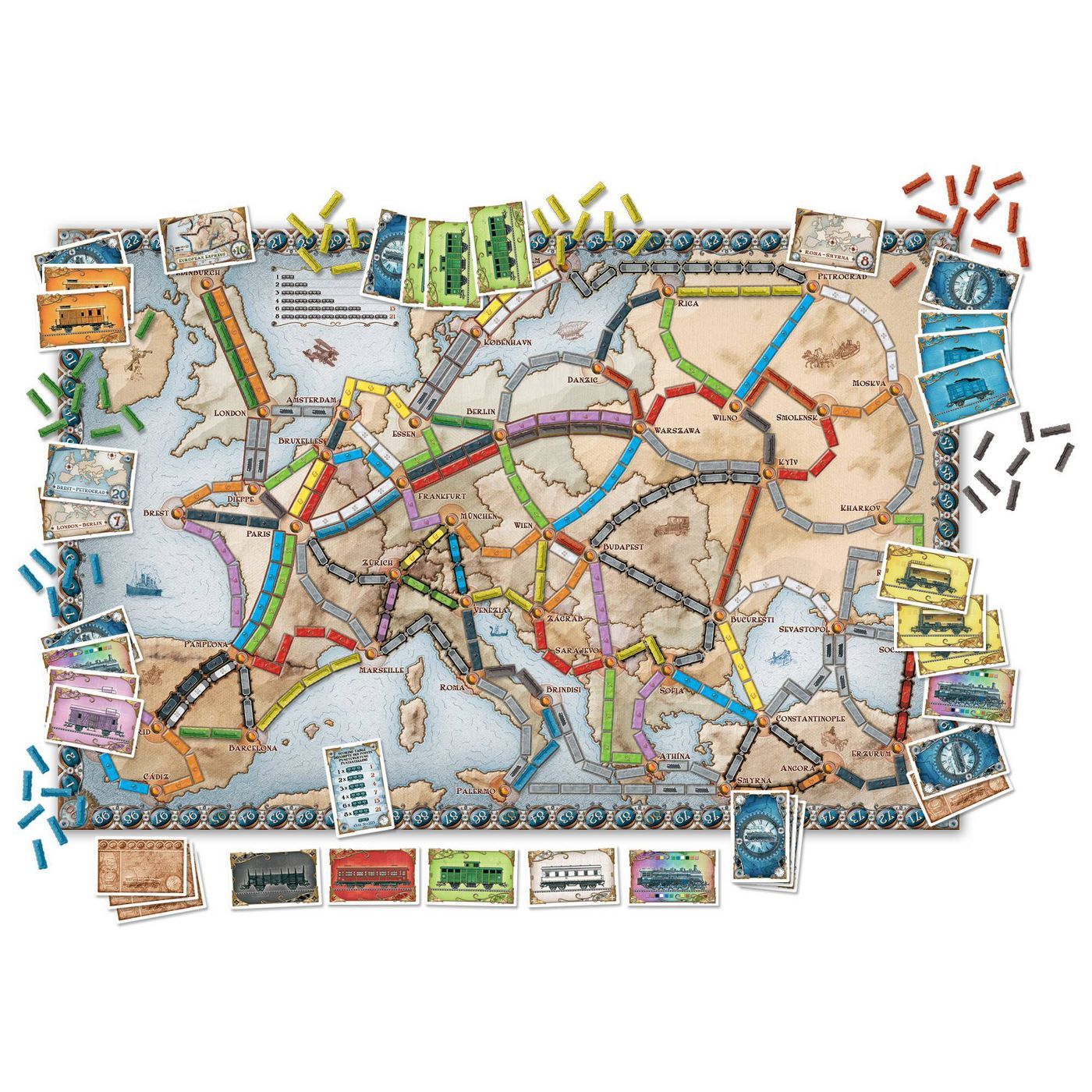 ticket to ride europe map