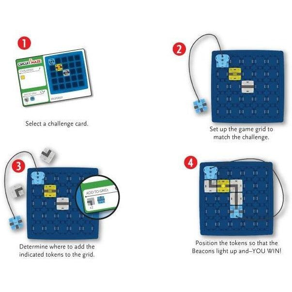 ThinkFun Circuit Maze | Brain Teasers and Strategy