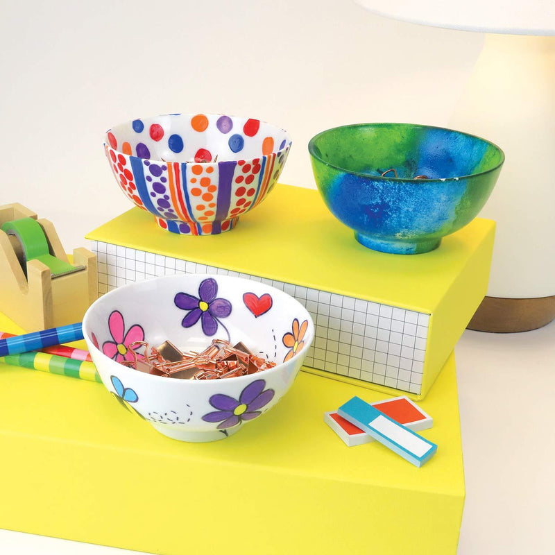 Mindware Paint Your Own Porcelain Bowls Craft Kits