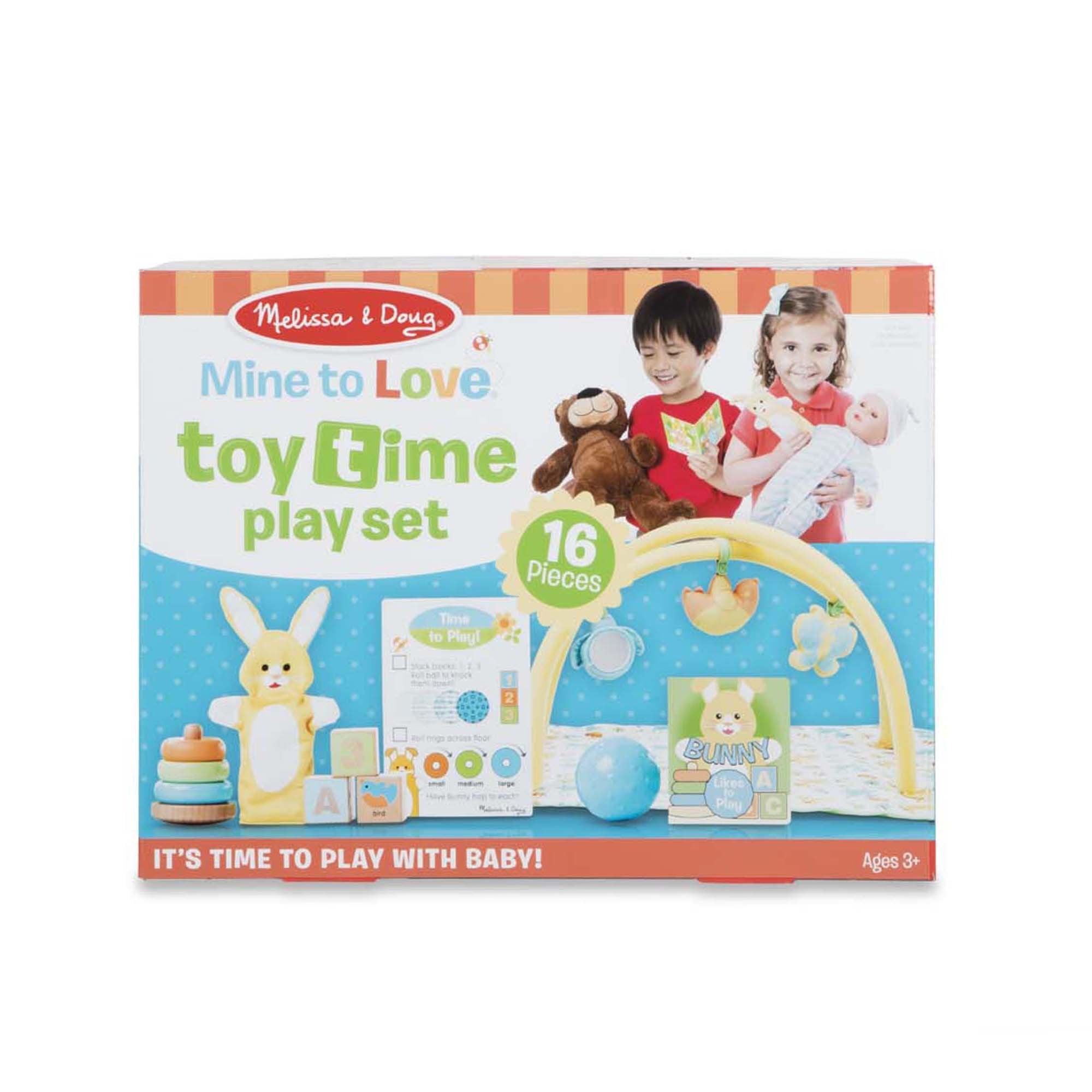 Melissa Doug Mine To Love Toy Time Play Set Doll Accessories