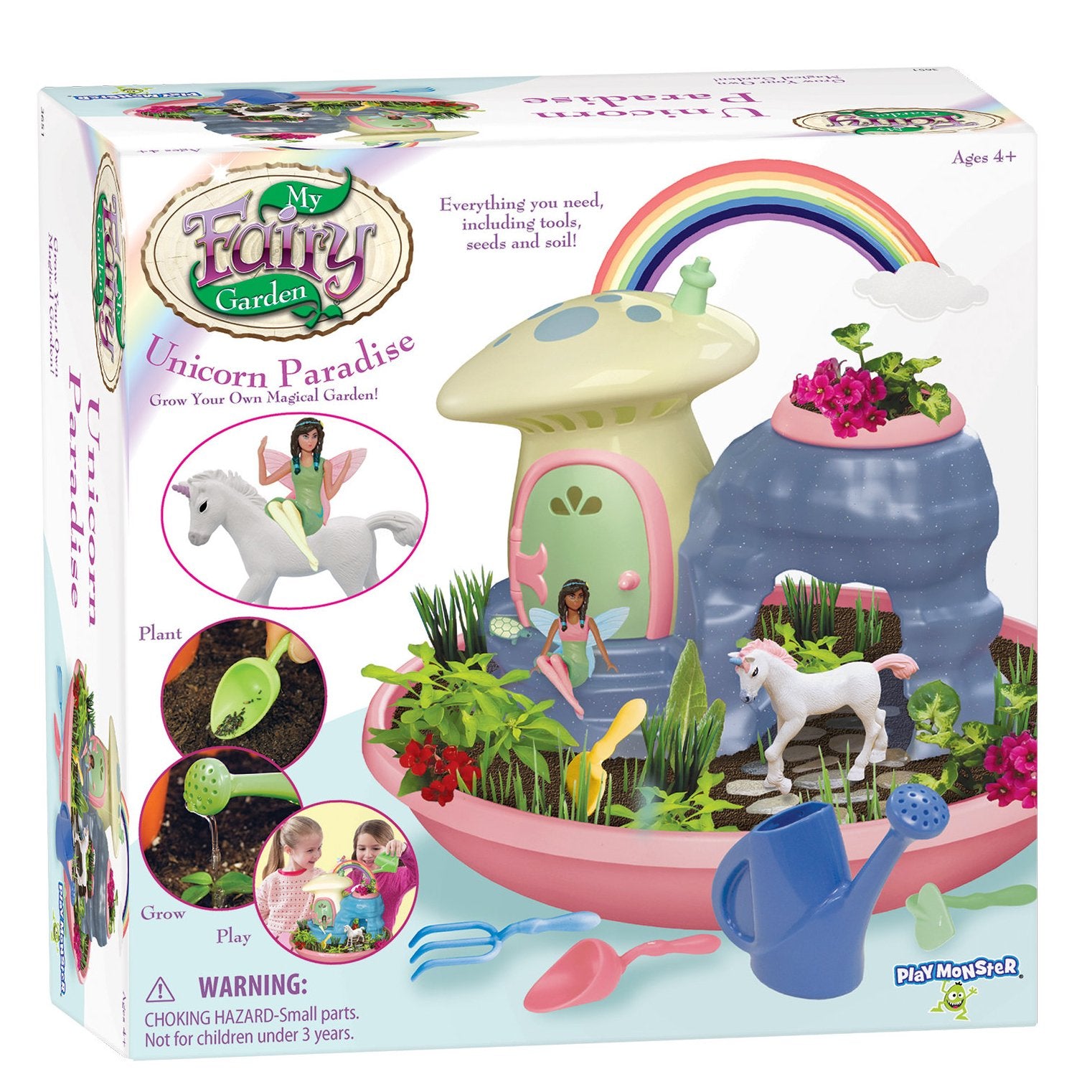 my fairy garden unicorn meadow grow & play set