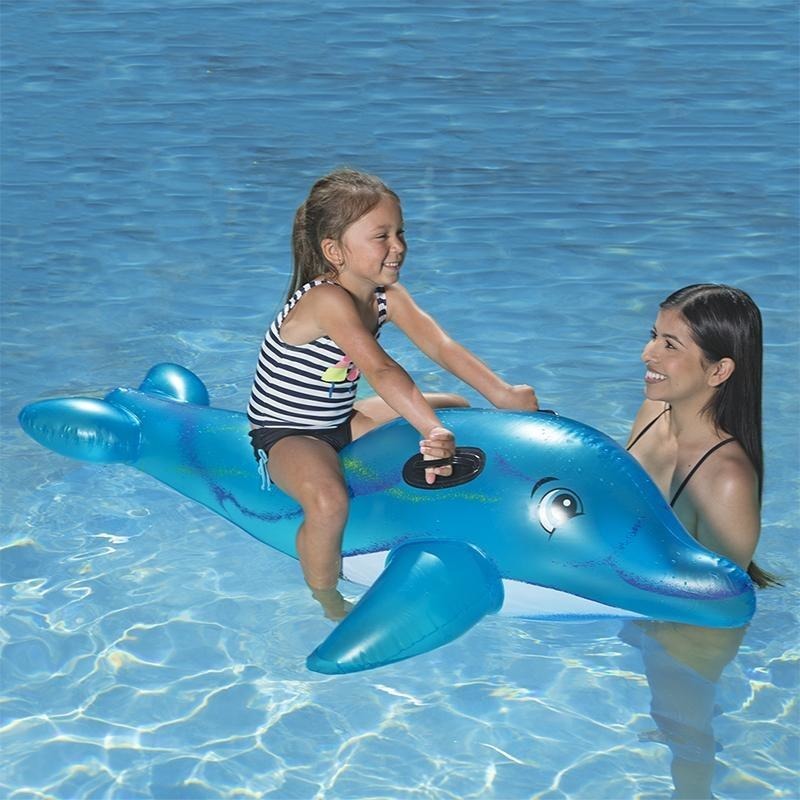 Poolmaster Jumbo Dolphin Inflatable Rider 63