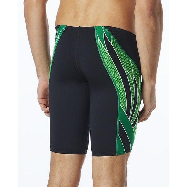 TYR Phoenix Splice Jammer Swimsuit- Black/Green | Men's Active and ...