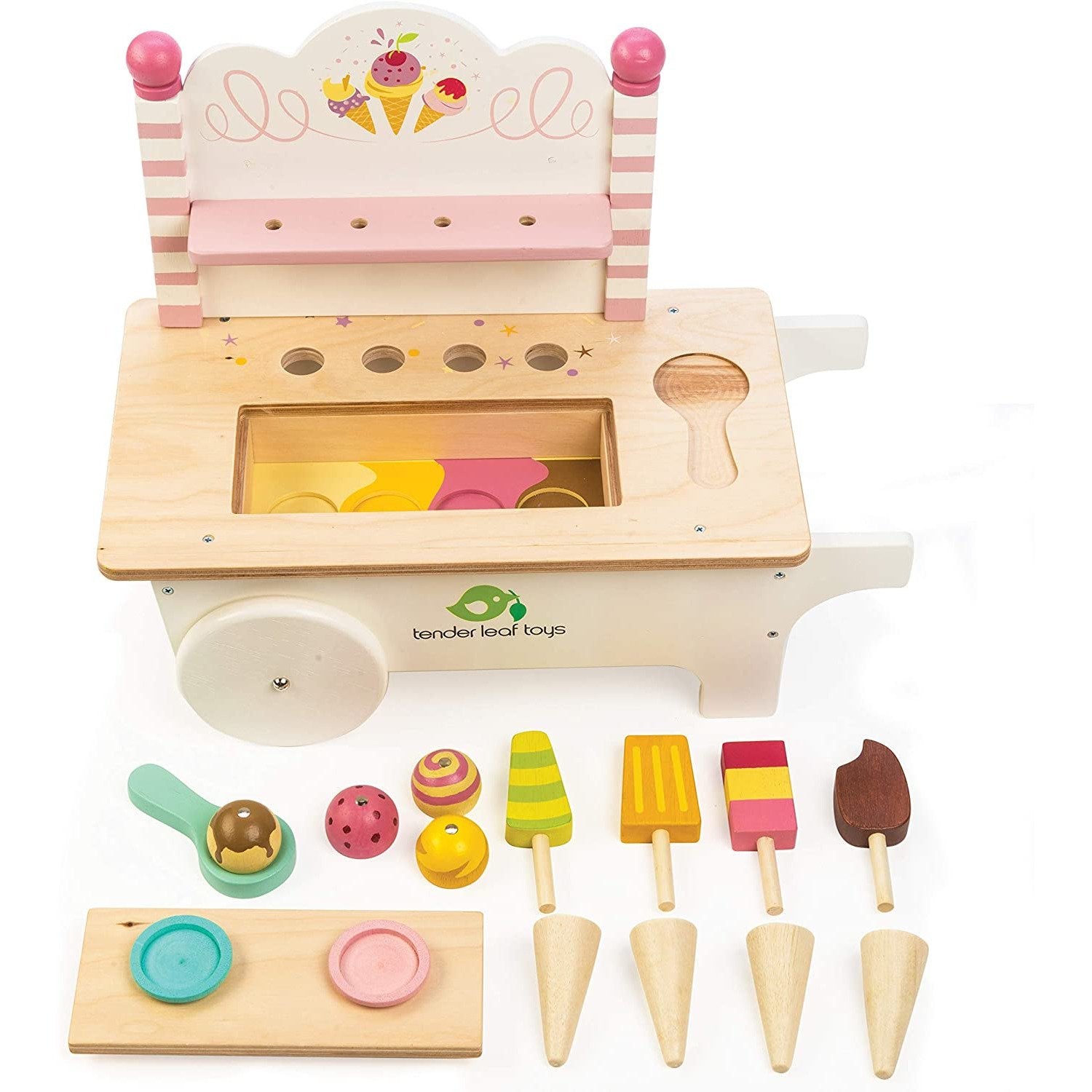 Tender Leaf Toys Ice Cream Cart Play Food And Kitchen