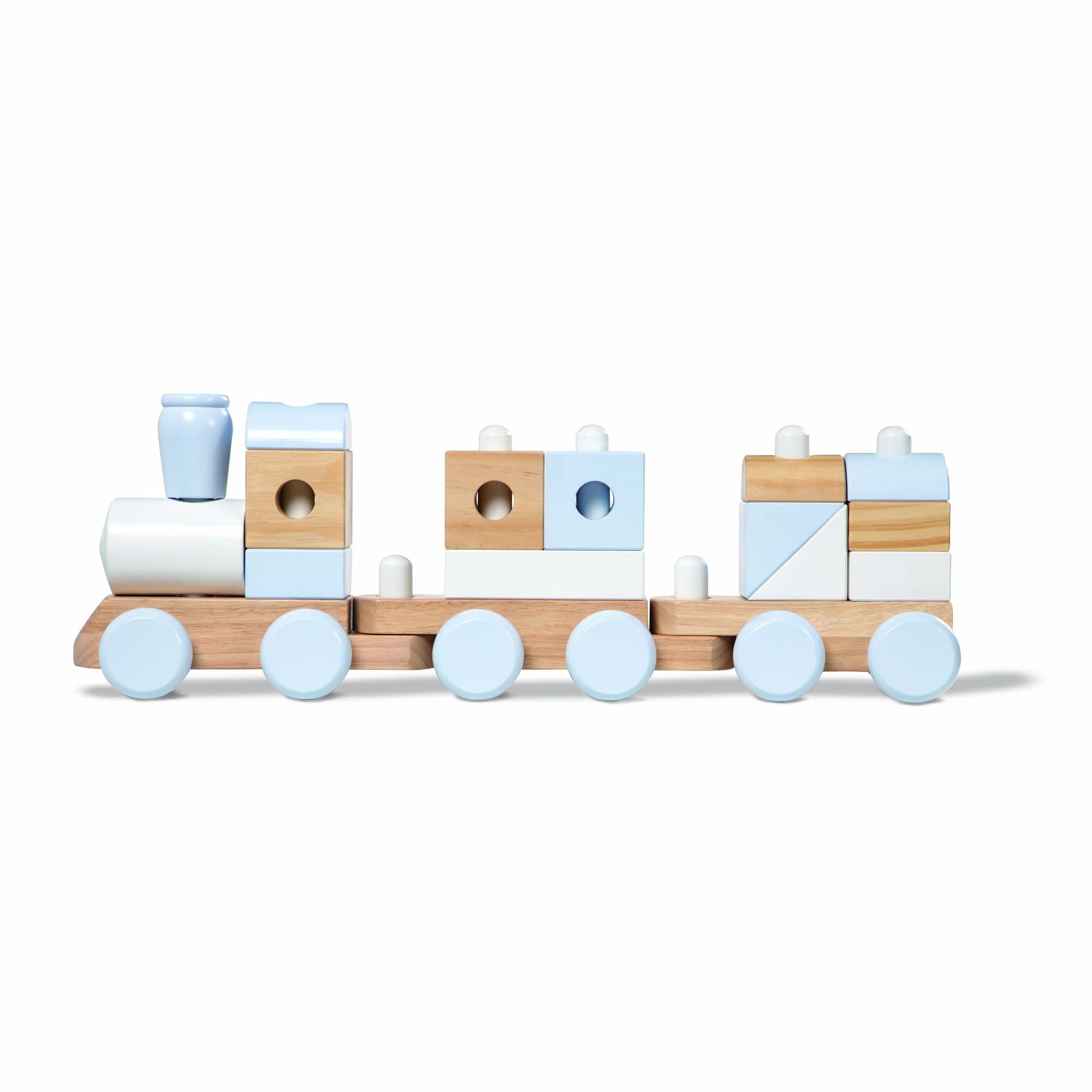 melissa and doug wooden stacking train