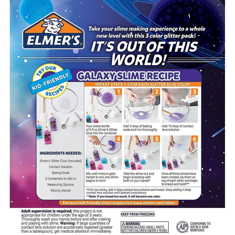 Elmers Galaxy Slime Starter Kit Slime And Putty Toys