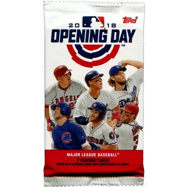 Topps 2018 Opening Day Hobby Baseball Cards (1 Pack) Trading Cards