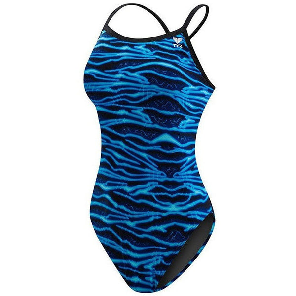 TYR Voltage Diamondfit Swimsuit- Blue | Women's Active Fitness