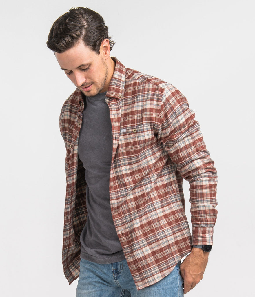Men / Stretch Twill Flannels | Southern Shirt