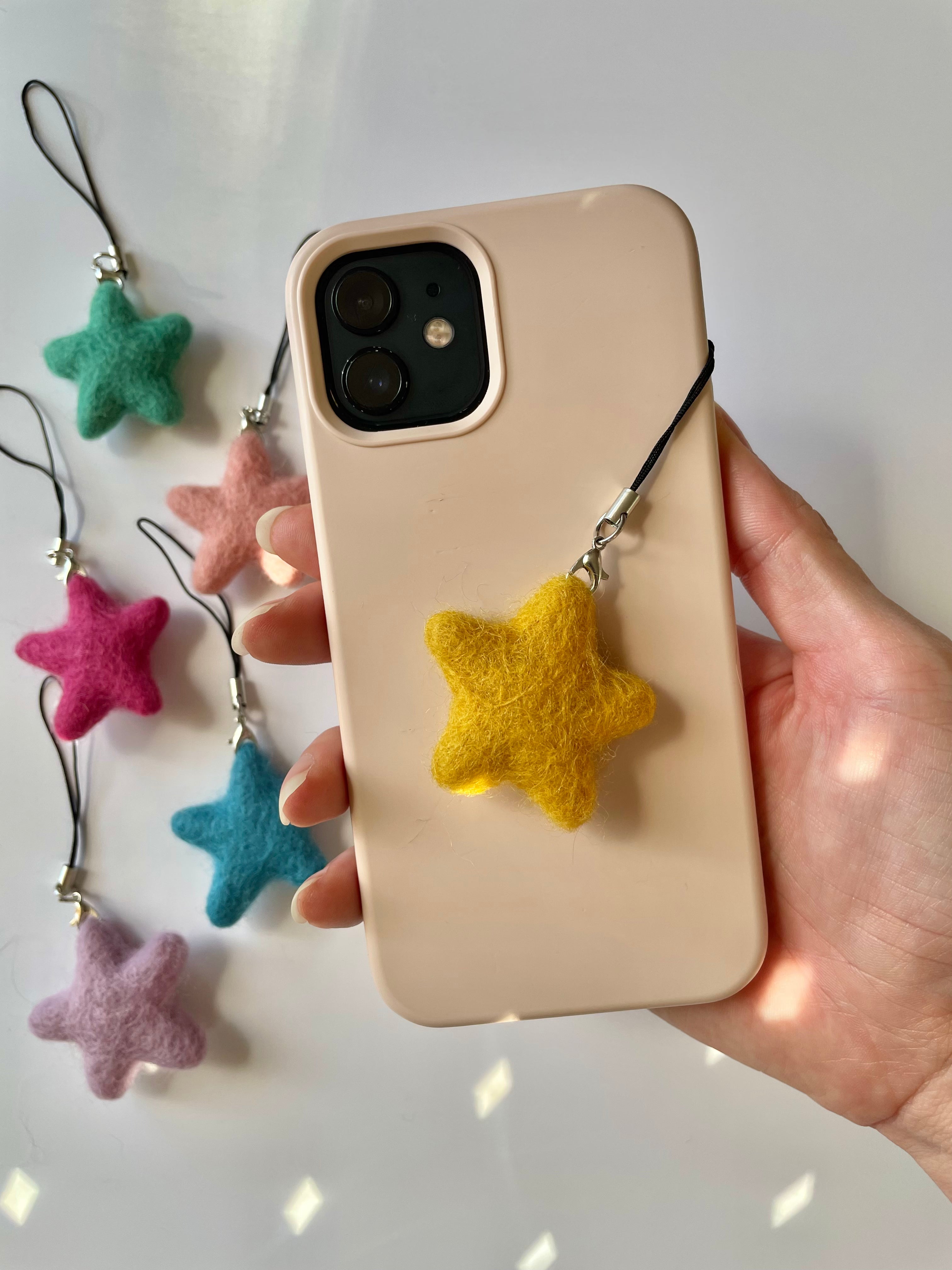 star phone charm (multiple color options)