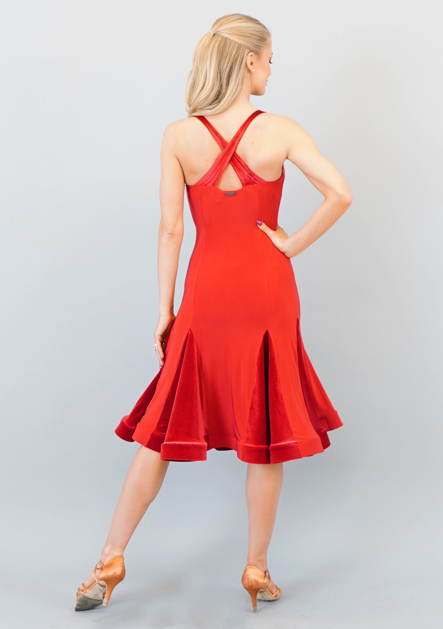 Lola Dress - Red Velvet