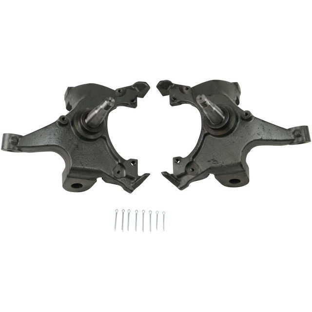 BELLTECH 2400 DROP SPINDLE SET 2 IN. DROP SPINDLE SET 1988-1991 CHEVROLET SILVERADO/SIERRA 1500 (STD CAB) 2 IN. DROP SPINDLE