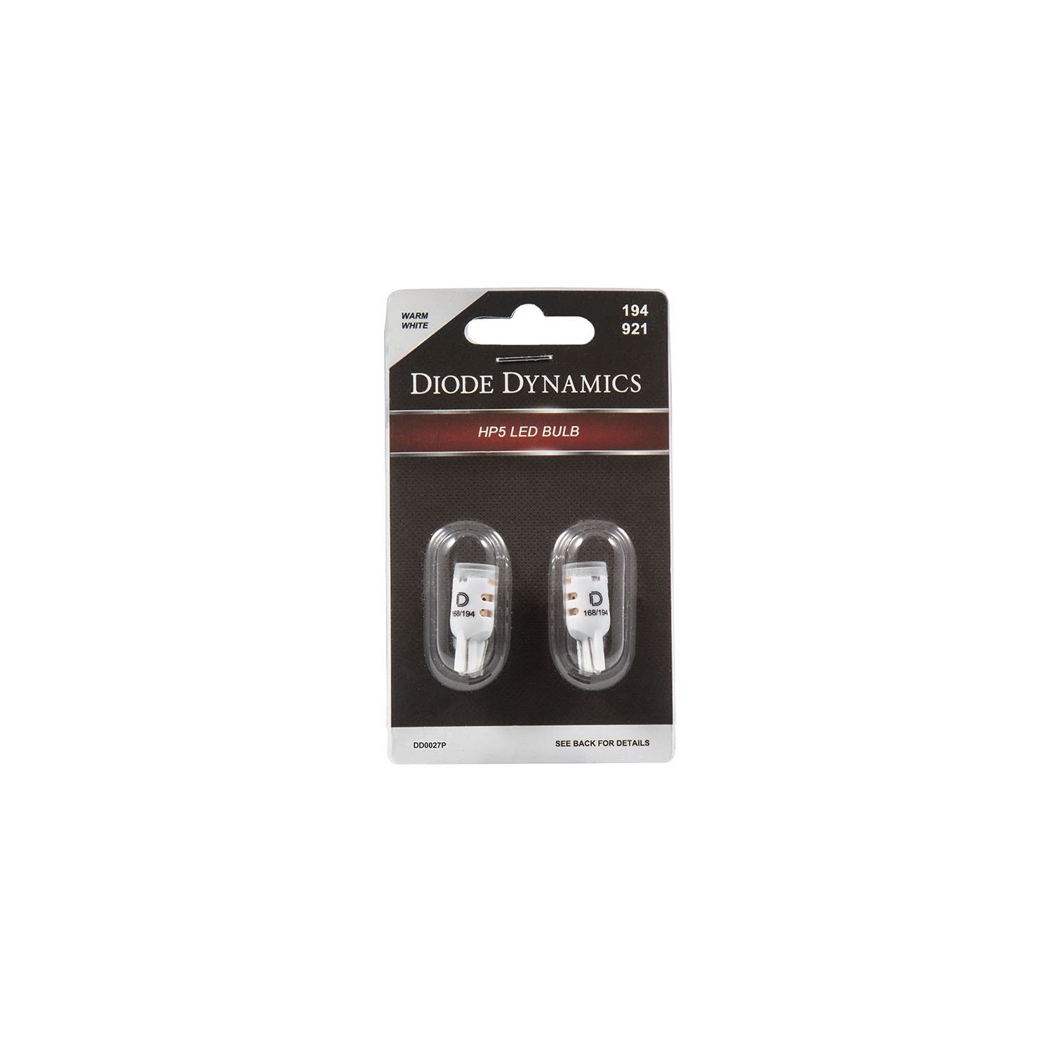 Diode Dynamics - DD0334P - 194 HP5 LED Warm White Short (pair)