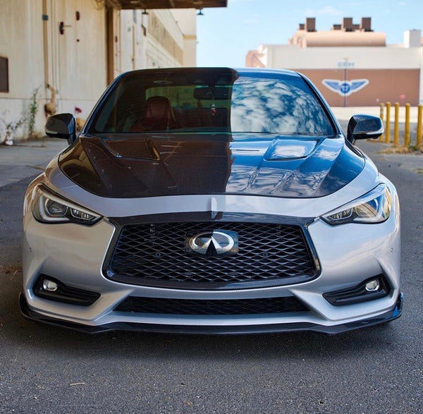 q60 carbon fiber hood