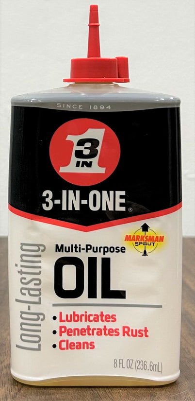 3-IN-ONE 8-oz Multi-purpose Oil Long-lasting Lubricant in the