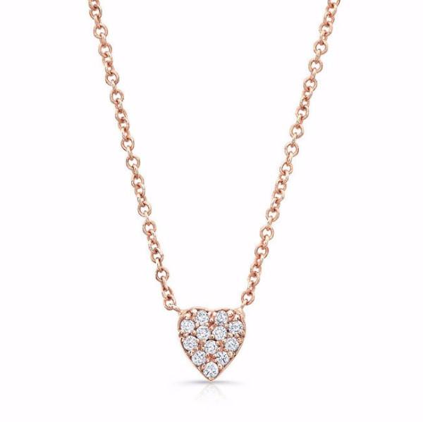 Heart Necklaces In solid 18K Rose Gold