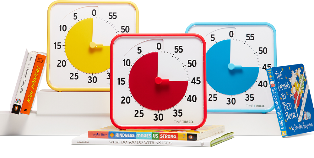 Shop the Primary Color Collection of Visual Timers for the classroom
