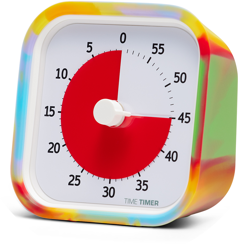 Visual Timer  Time Timer MOD - Special Edition Tie Dye Case