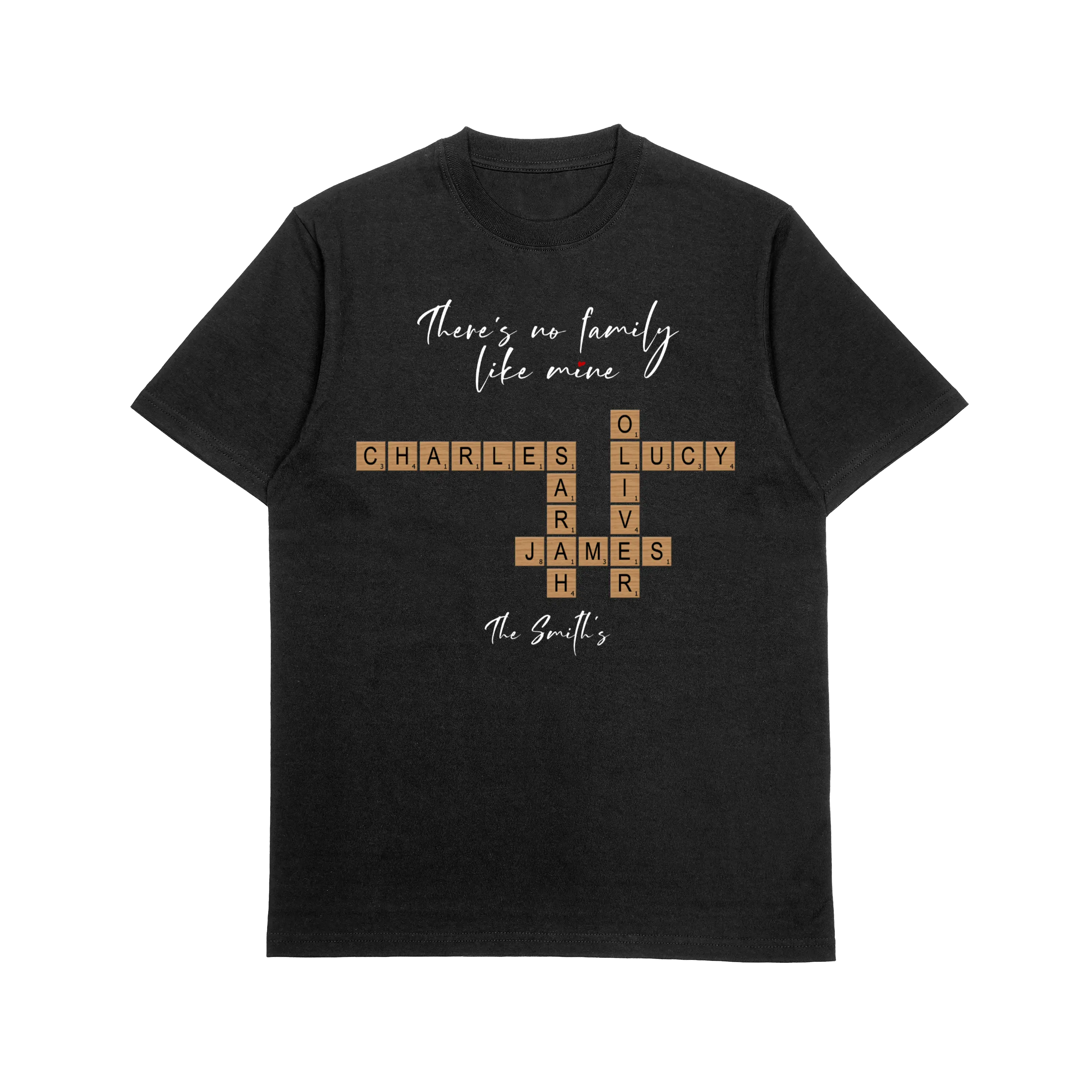 Personalised Cross Word Puzzle Unisex T-Shirt