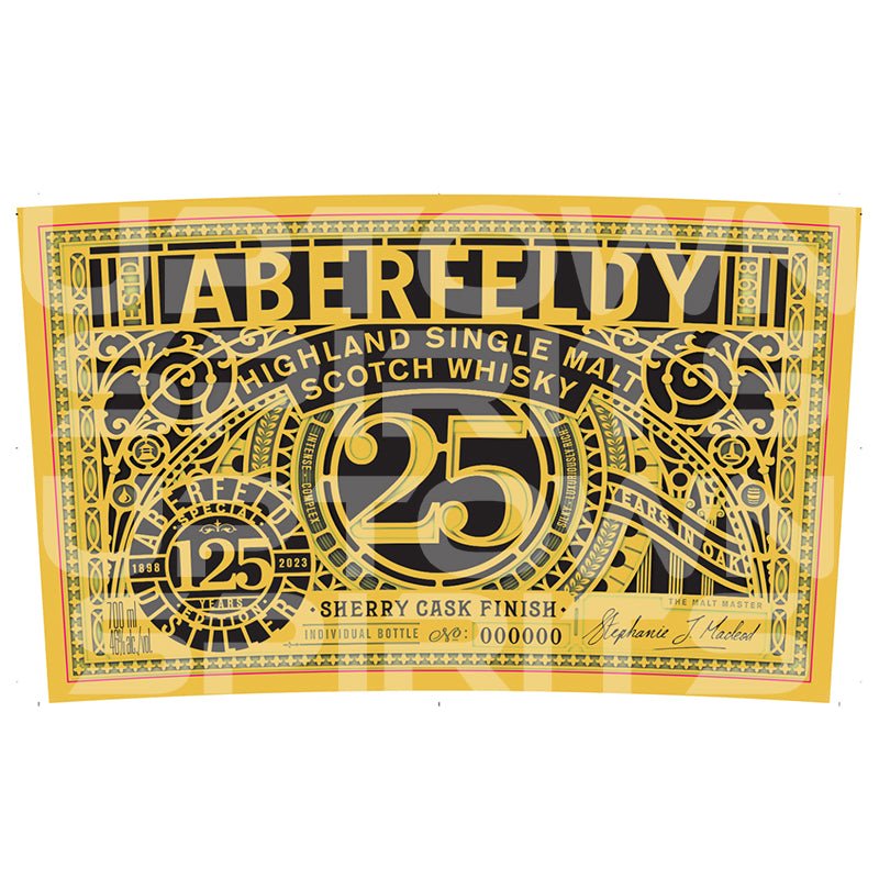 Aberfeldy 25 Year Scotch Whiskey 700ml