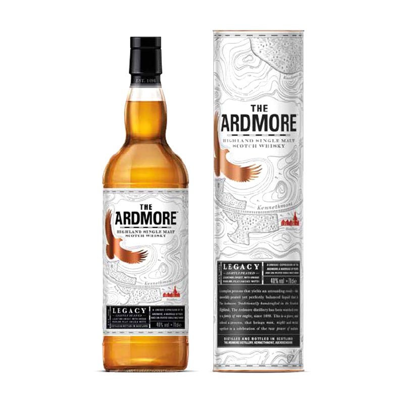 Ardmore Legacy Lightly Peated Scotch Whiskey 750ml