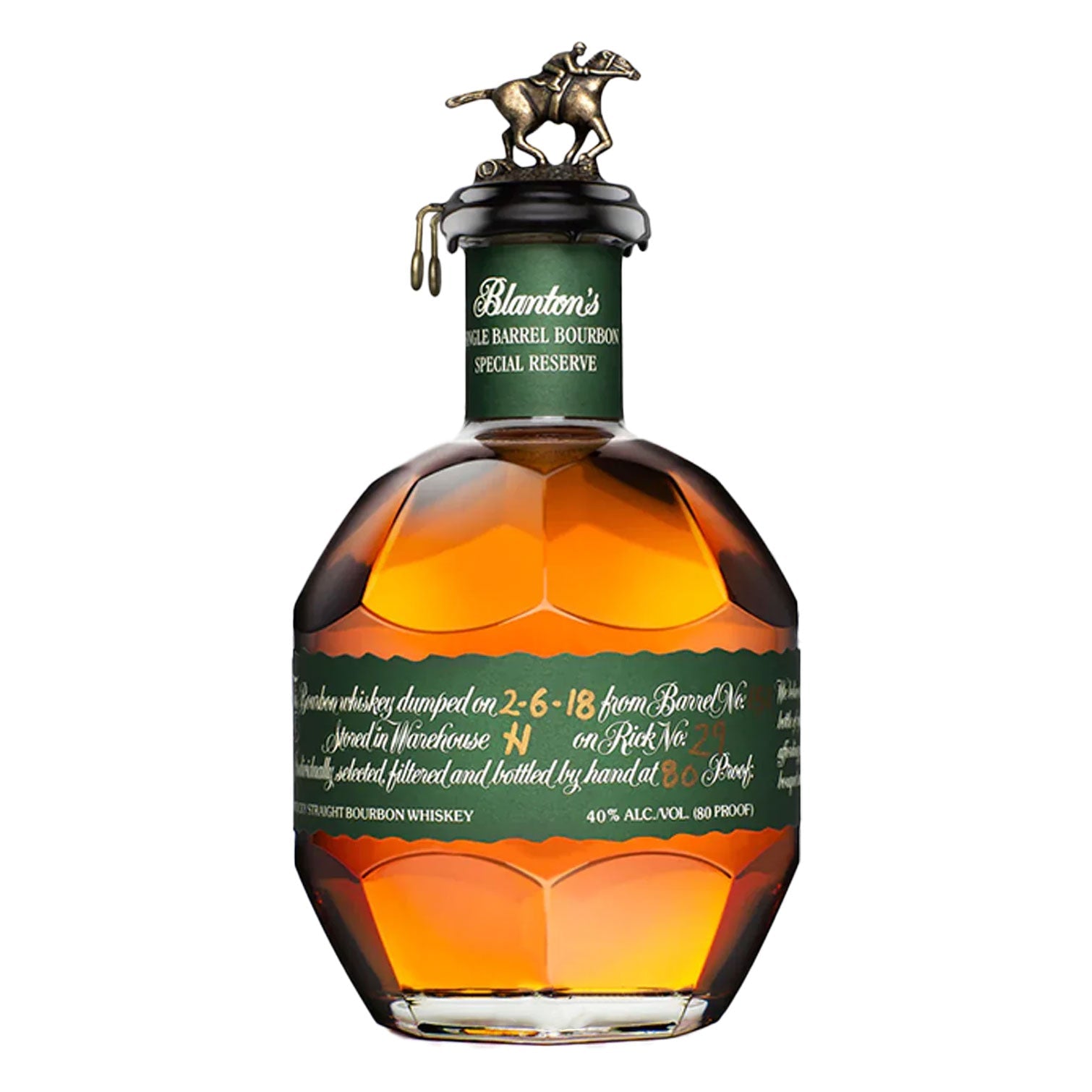 Blanton's Green Label Single Barrel Bourbon Kentucky Straight 700ml