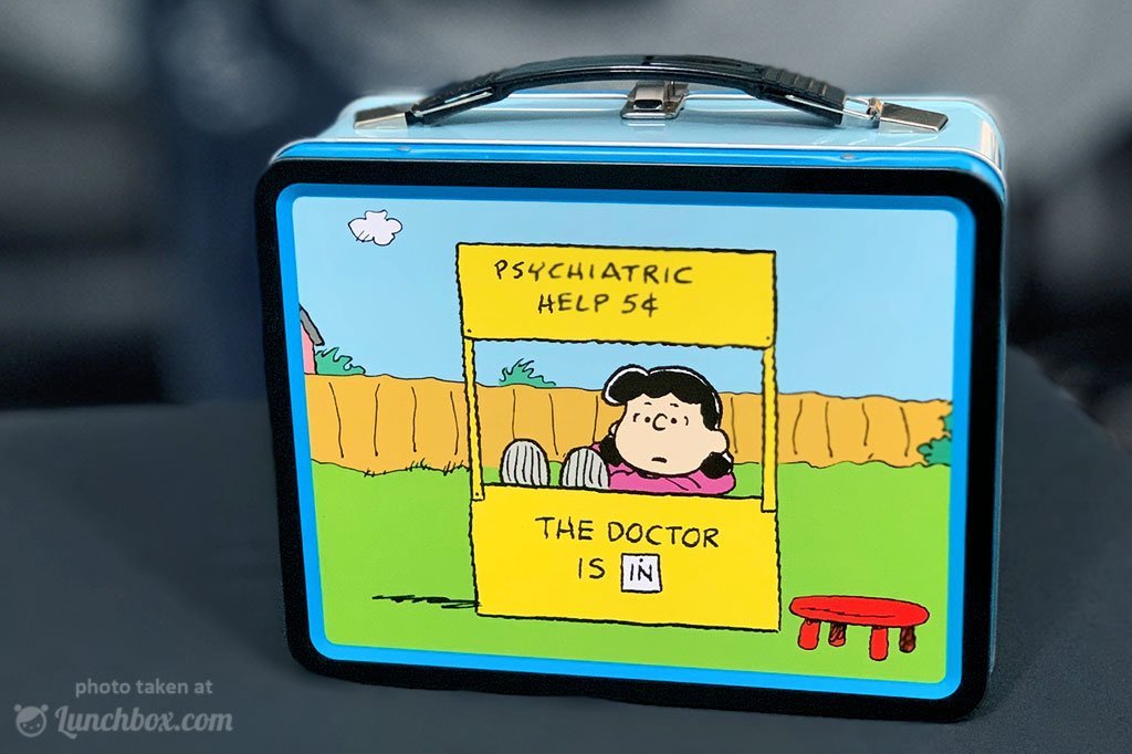 Snoopy Lucy Metal Lunchbox