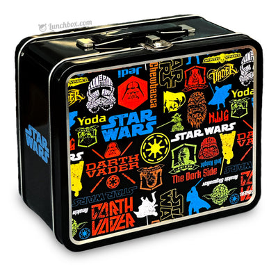 Star Wars Lunch Box 2010 The Tin Box Company Raised Characters Metal  Lucasfilm
