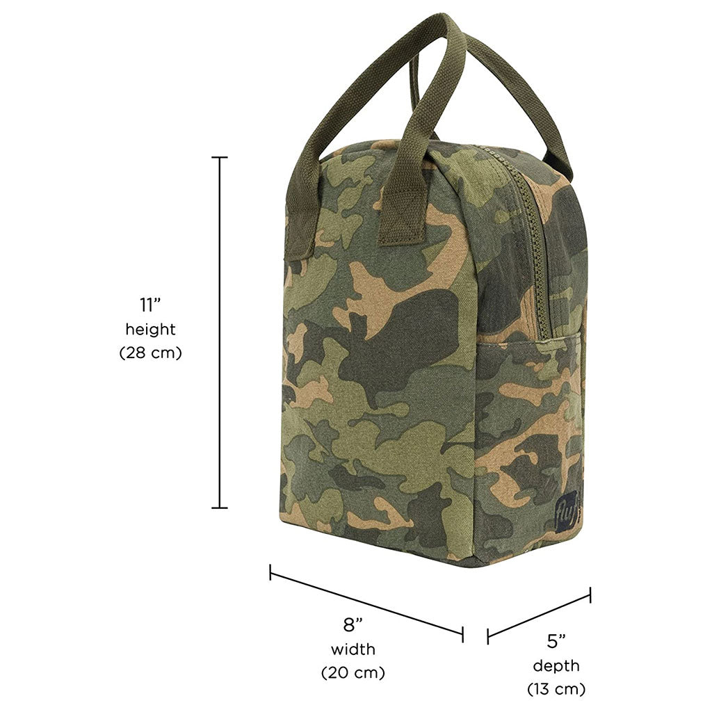 camouflage lunch bag