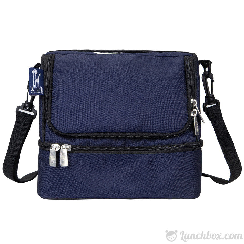 blue lunch bag