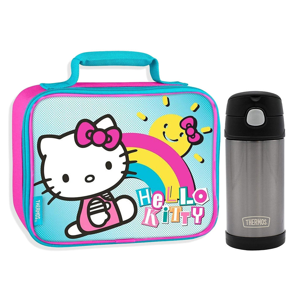 Hello Kitty Insulated Lunchbox with Thermos Bottle | Lunchbox.com