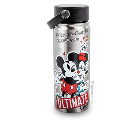 Mickey Mouse Stainless Steel Water Bottle with Clip