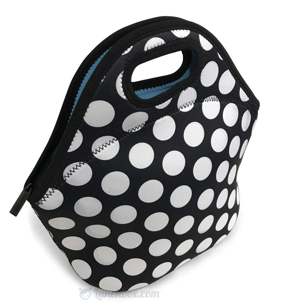 polka dot lunch bag