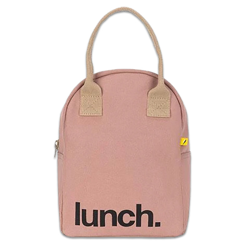 light pink lunch bag