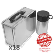 Metal Lunch Box with Thermos 3D model