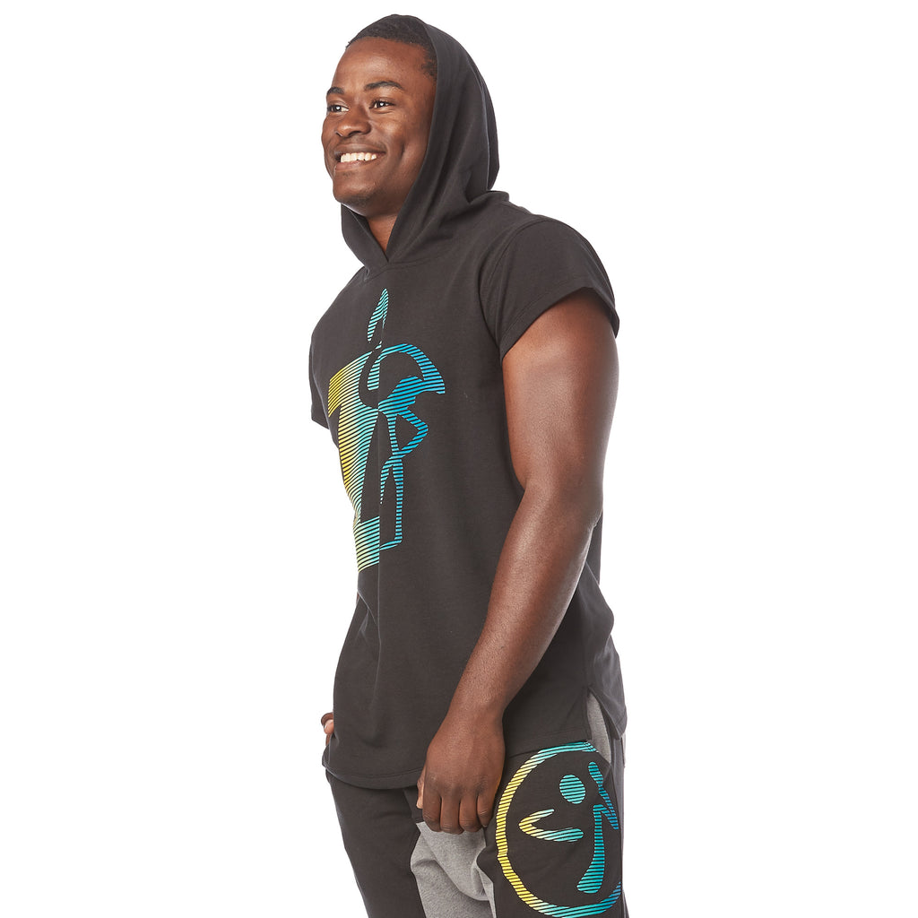 zumba sleeveless hoodie