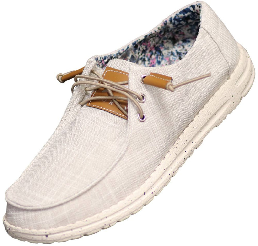Womens Norty Boat Shoes Kaki
