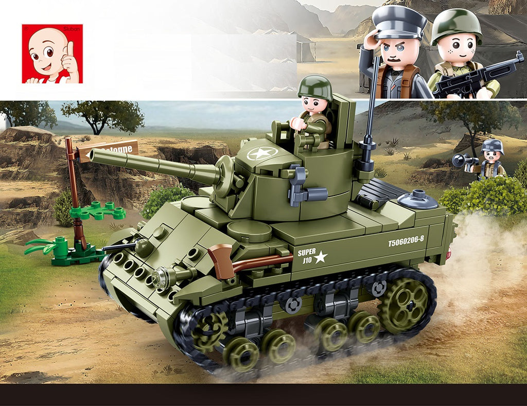 Sluban ww2 m38 b0679 военная техника 4 в 1