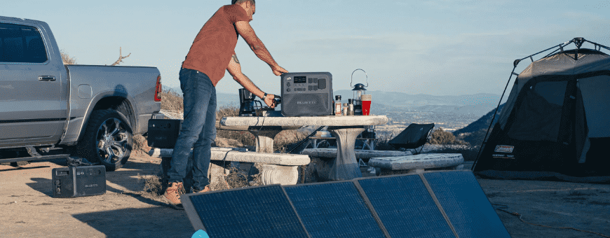 BLUETTI AC200L Solar Charging