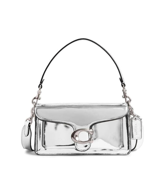 Cora Extra-Small Metallic Pebbled Leather Shoulder Bag