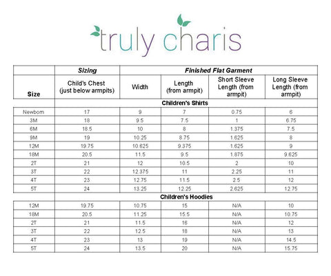 Style and Sizing Guide – Truly Charis