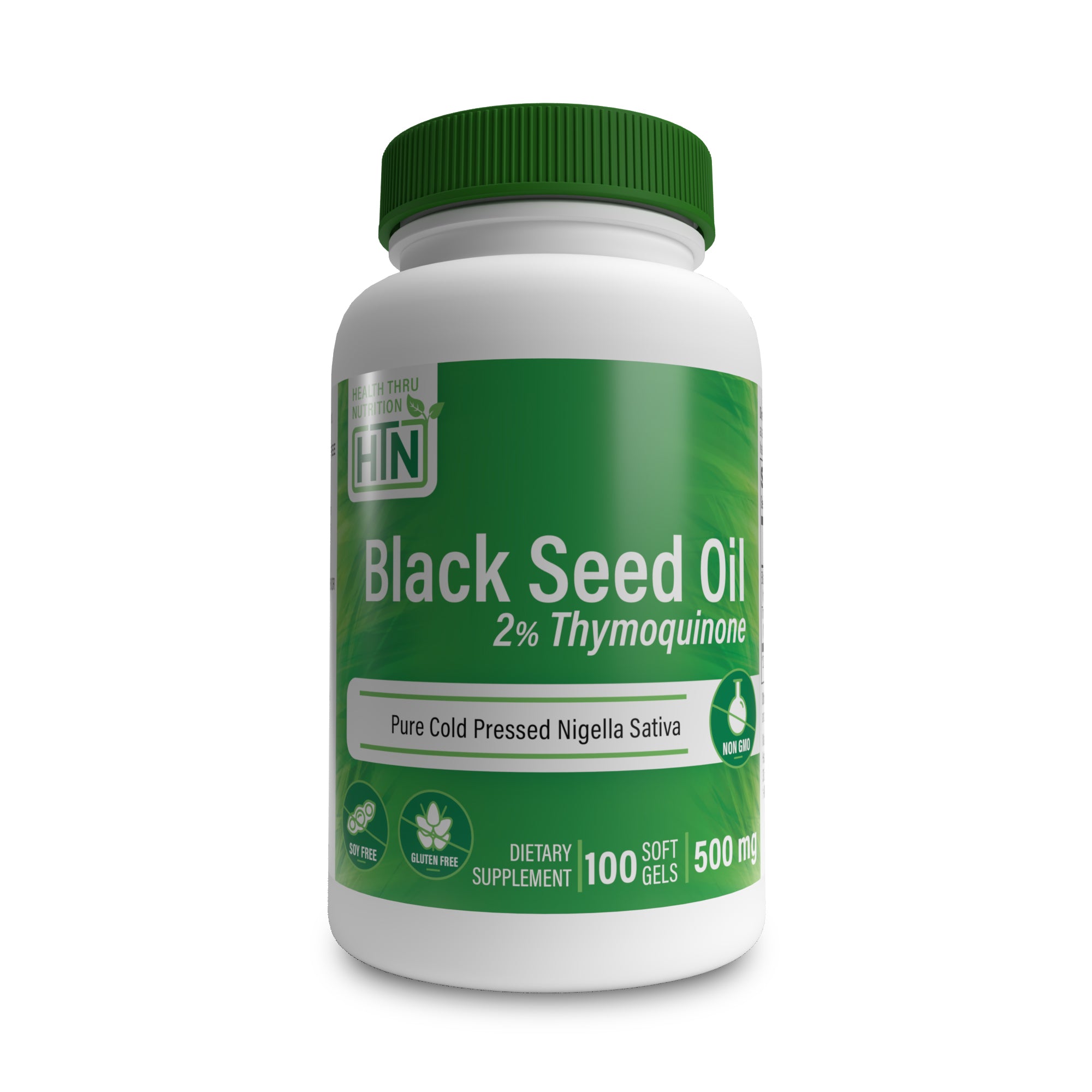 Black Seed Oil 500mg 2% Thymoquinone - Health Thru Nutrition product image