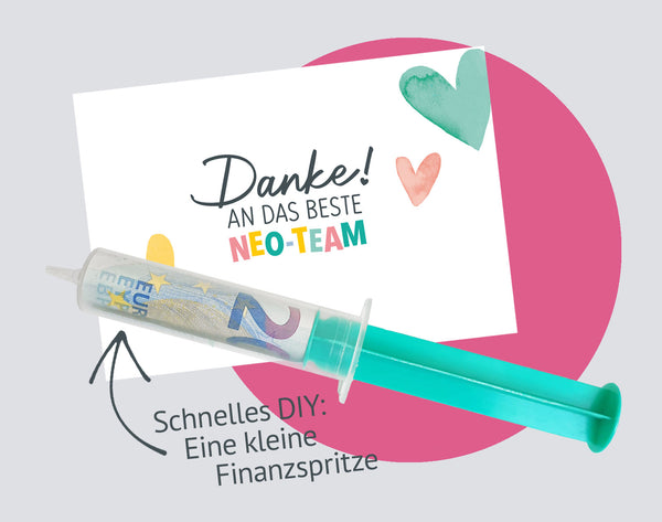 Schnelles DIY: Eine Finanzspritze für die Neonatologie