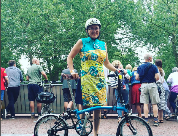 Ms. Lee at the Brompton World Championship