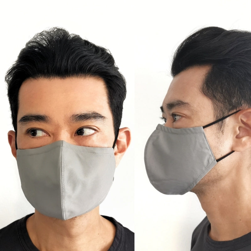 3D contoured mask in size S