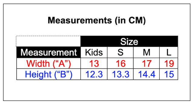 Measurements for 3D Contoured Style