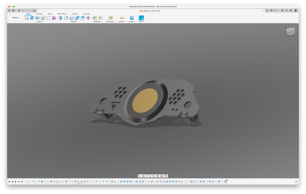 LightKarrier designed in Fusion360 Software
